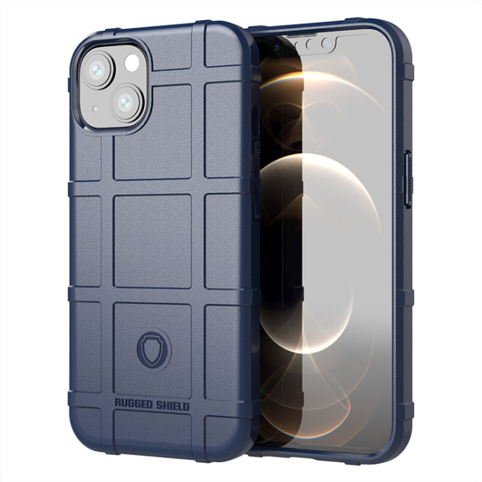 Para iPhone 13 mini Rugged Shield Funda de TPU a prueba de golpes de cobertura total