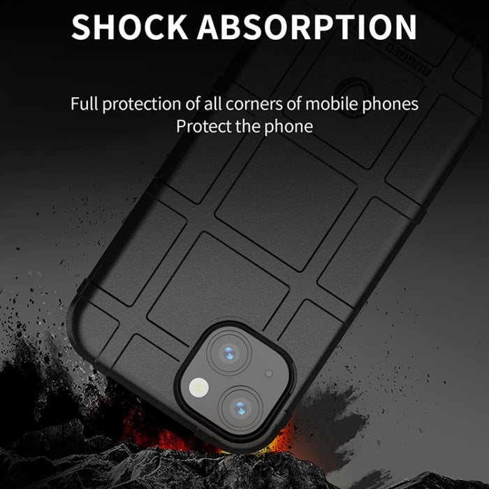 Para iPhone 13 mini Rugged Shield Funda de TPU a prueba de golpes de cobertura total