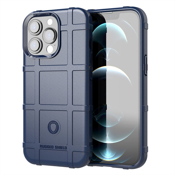 Para iPhone 13 Pro Rugged Shield Funda de TPU a prueba de golpes de cobertura total