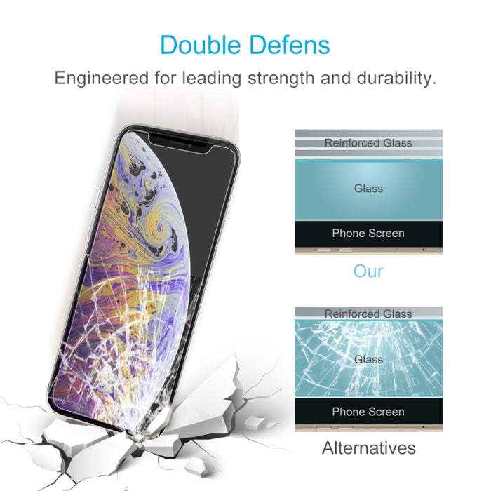 Película de vidrio templado 2.5D 9H de 0,3 mm para iPhone 11 Pro Max / XS Max