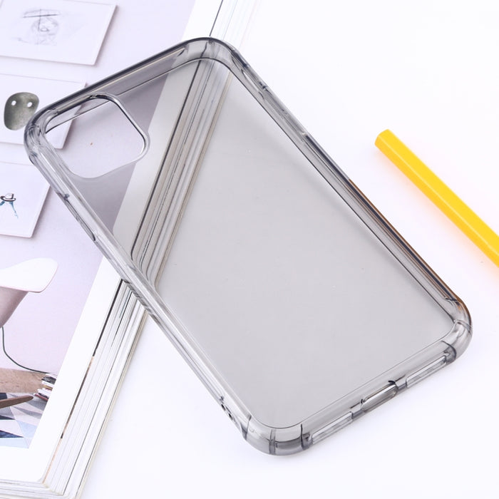 Para iPhone 11 Funda protectora de TPU transparente gruesa a prueba de golpes