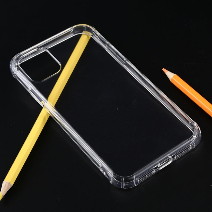 Para iPhone 11 Funda protectora de TPU transparente gruesa a prueba de golpes