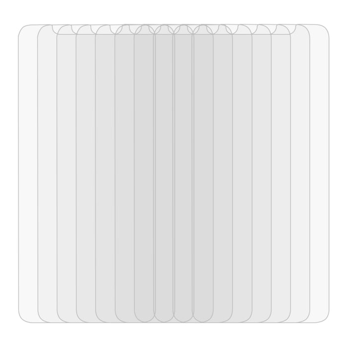 Para iPhone 11 / XR 50 piezas 0,3 mm 2.5D 9H Película de vidrio templado