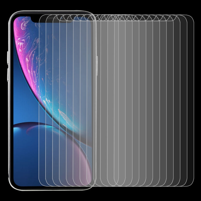 Para iPhone 11 / XR 50 piezas 0,3 mm 2.5D 9H Película de vidrio templado