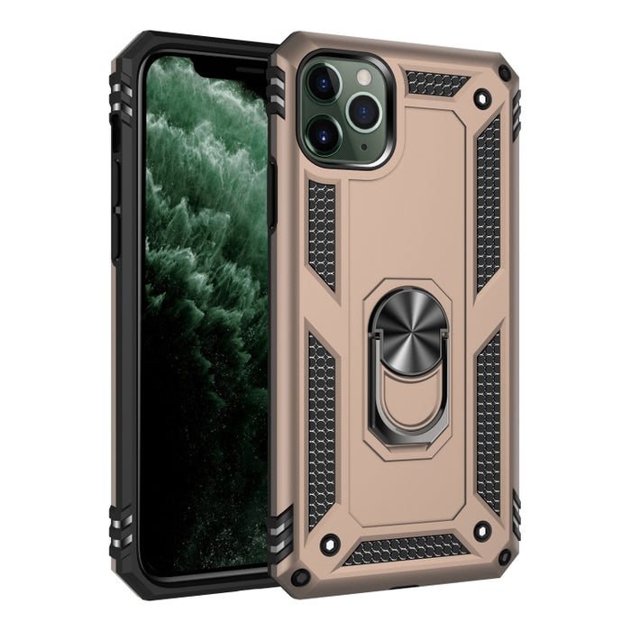 Funda protectora a prueba de golpes de Armor TPU + PC para iPhone 11, con soporte de rotación de 360 grados