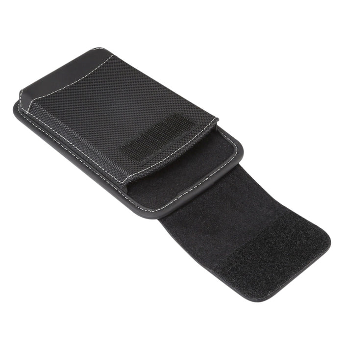 Funda universal de tela Oxford con cintura colgante para teléfonos móviles de 5,7-6,3 pulgadas, con mosquetón
