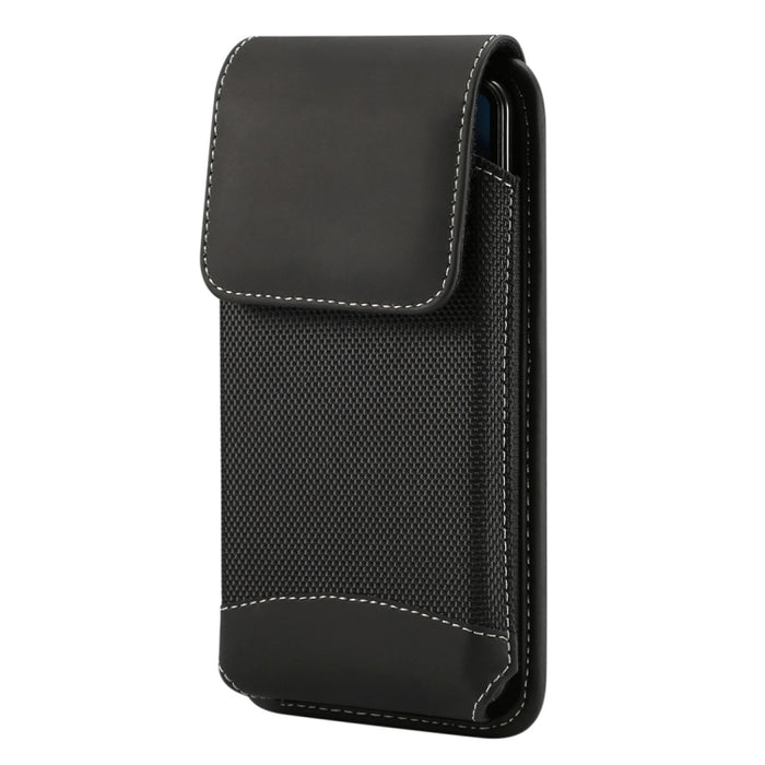 Funda universal de tela Oxford con cintura colgante para teléfonos móviles de 5,7-6,3 pulgadas, con mosquetón