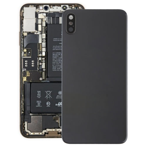 Tapa trasera de batería con bisel, lente y adhesivo para cámara trasera para iPhone XS Max, For iPhone XS Max with Adhesive