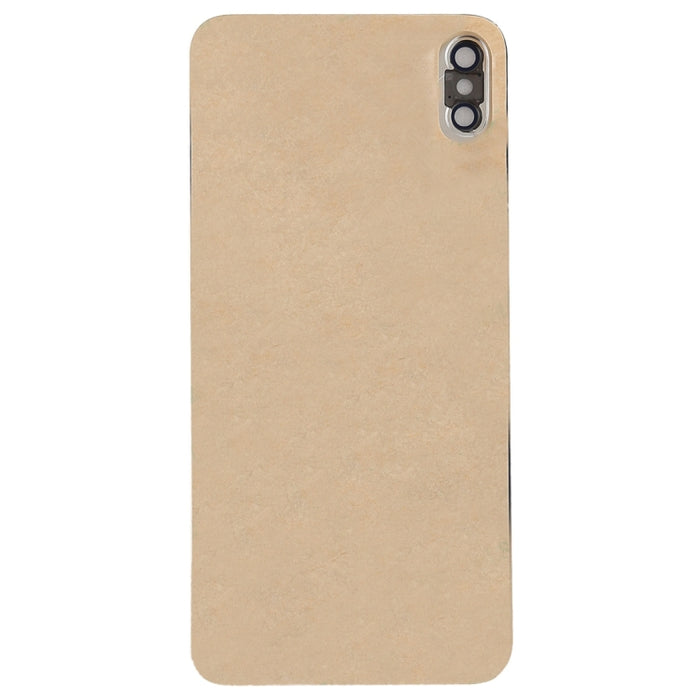 Tapa trasera de batería con bisel, lente y adhesivo para cámara trasera para iPhone XS Max, For iPhone XS Max with Adhesive