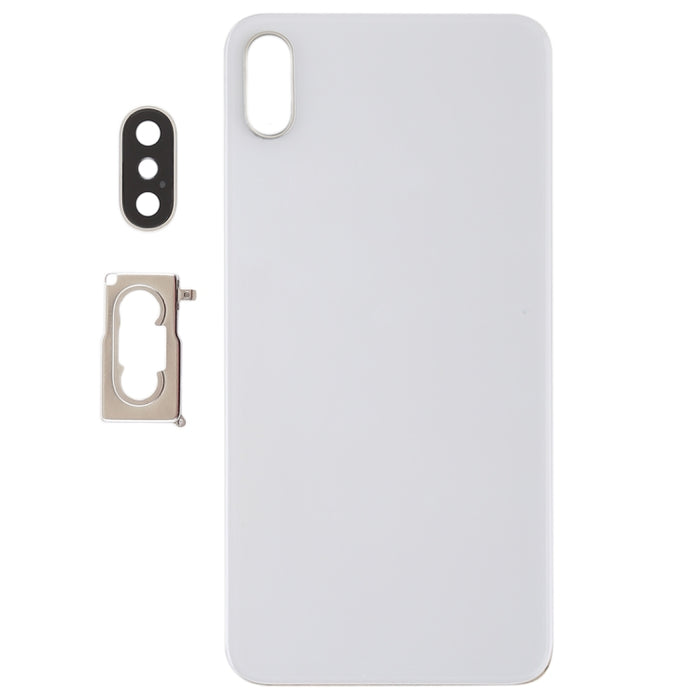 Tapa trasera de batería con bisel, lente y adhesivo para cámara trasera para iPhone XS Max, For iPhone XS Max with Adhesive