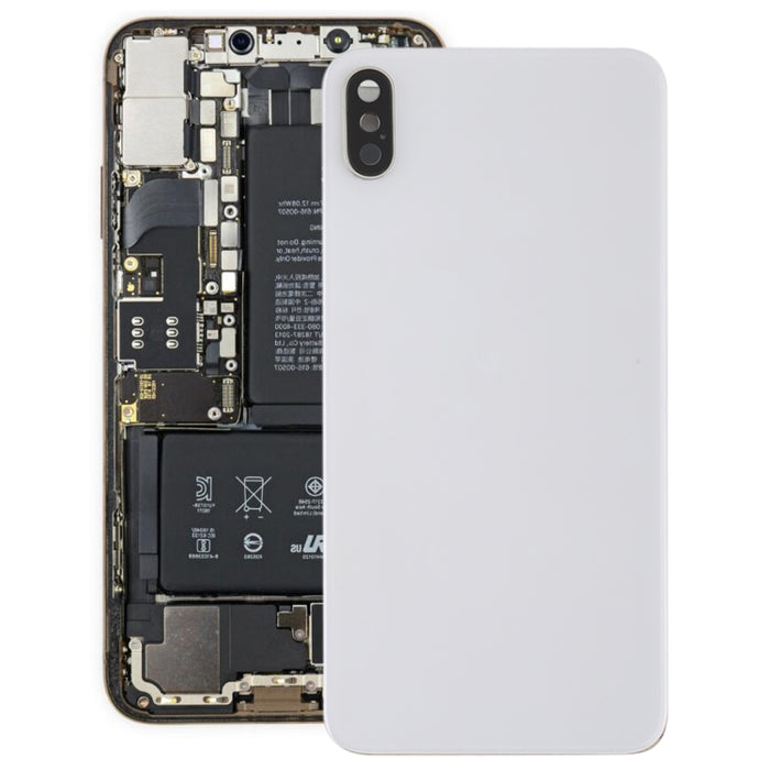Tapa trasera de batería con bisel, lente y adhesivo para cámara trasera para iPhone XS Max, For iPhone XS Max with Adhesive