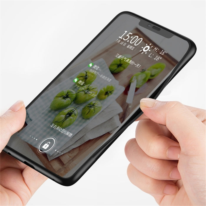 Para iPhone XS Max Funda protectora de vidrio de mármol