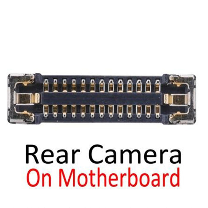 Conector FPC de la cámara trasera en la placa base para iPhone XS Max, For iPhone XS Max