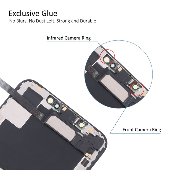 Pantalla LCD original y ensamblaje completo del digitalizador con cable flexible de altavoz auricular para iPhone XS Max, For iPhone XS Max(Original)