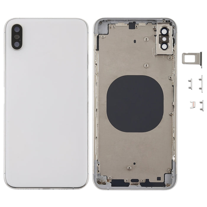 Contraportada con lente de cámara, bandeja para tarjeta SIM y teclas laterales para iPhone XS Max, For iPhone XS Max, For iPhone XS Max (Camera Lens+Side Keys), For iPhone XS Max with Side keys, For iPhone XS Max with Camera Lens
