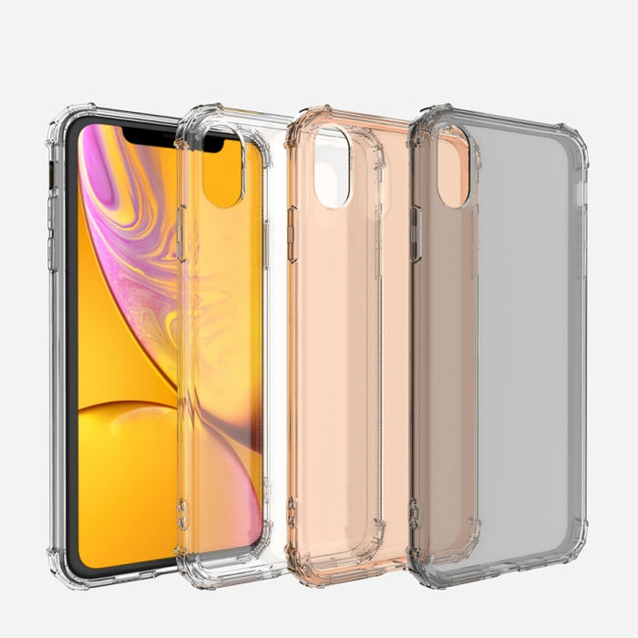 Para iPhone XS Max Funda blanda de TPU transparente a prueba de golpes