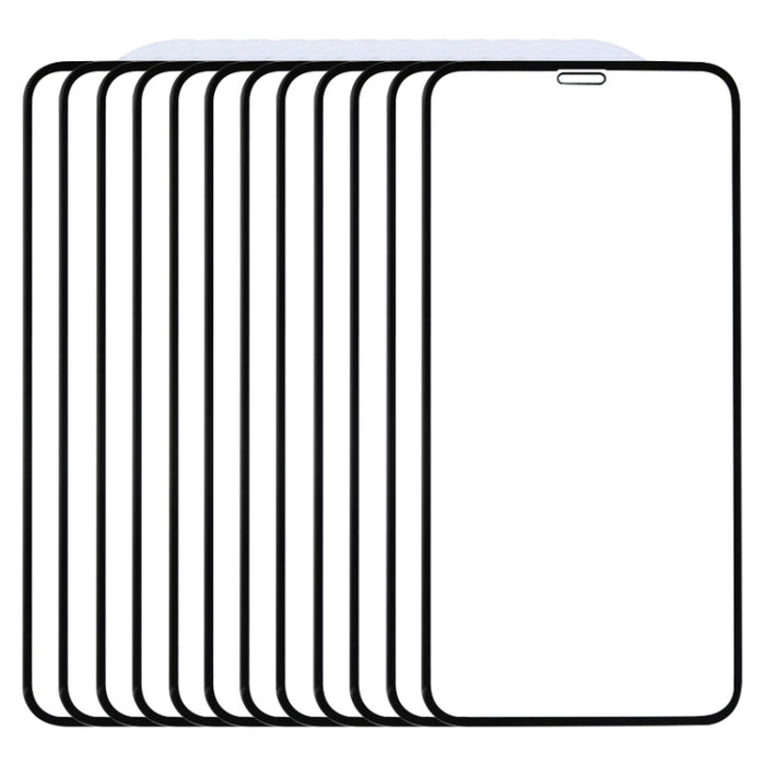 Para iPhone XS Max 25 piezas 9H 5D Película de vidrio templado de pantalla completa con pegamento completo