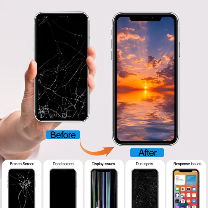 Pantalla LCD de material original OLED y ensamblaje completo del digitalizador para iPhone XS Max, For iPhone XS Max (Original)