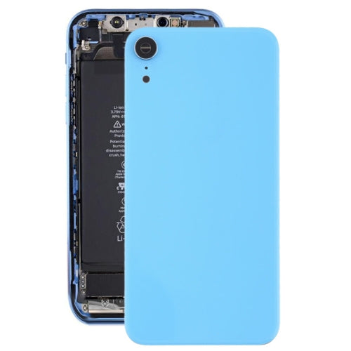 Tapa trasera de batería con bisel, lente y adhesivo para cámara trasera para iPhone XR, For iPhone XR (with Camera Bezel)