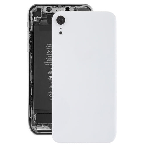 Tapa trasera de batería con bisel, lente y adhesivo para cámara trasera para iPhone XR, For iPhone XR (with Camera Bezel)