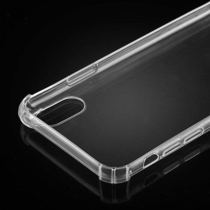 Para iPhone XR Funda protectora suave de TPU transparente ultrafina