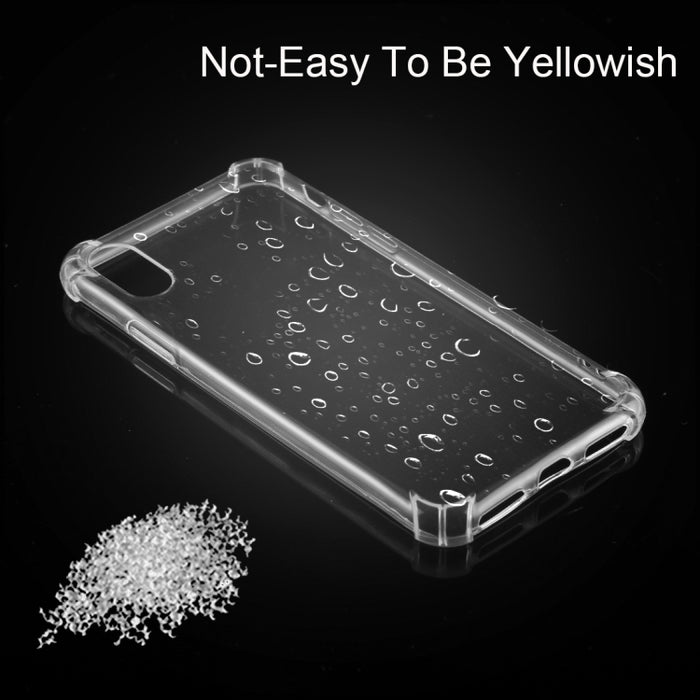 Para iPhone XR Funda protectora suave de TPU transparente ultrafina