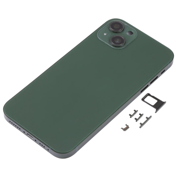 Carcasa Trasera con Apariencia Imitación de iP13 para iPhone XR, For iPhone XR to i13(Green)