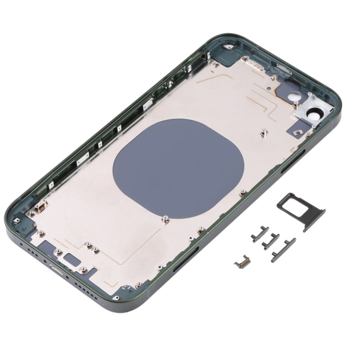 Carcasa Trasera con Apariencia Imitación de iP13 para iPhone XR, For iPhone XR to i13(Green)