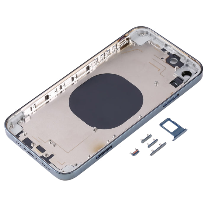 Cubierta trasera de acero inoxidable con apariencia de imitación de iP13 Pro para iPhone XR, for iPhone XR(Stainless Steel Material,Green)