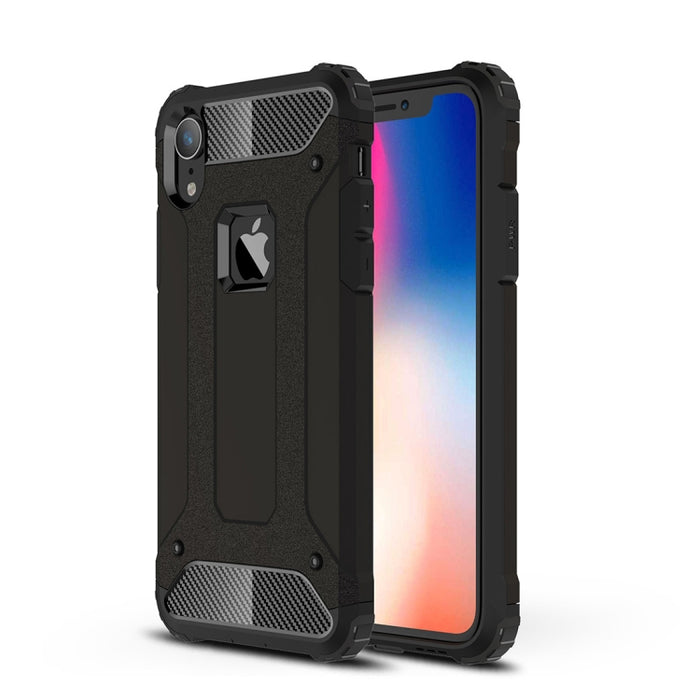 Para iPhone XR TPU + PC Armor Funda trasera combinada
