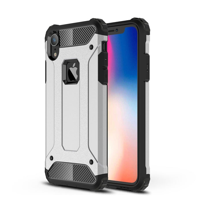 Para iPhone XR TPU + PC Armor Funda trasera combinada
