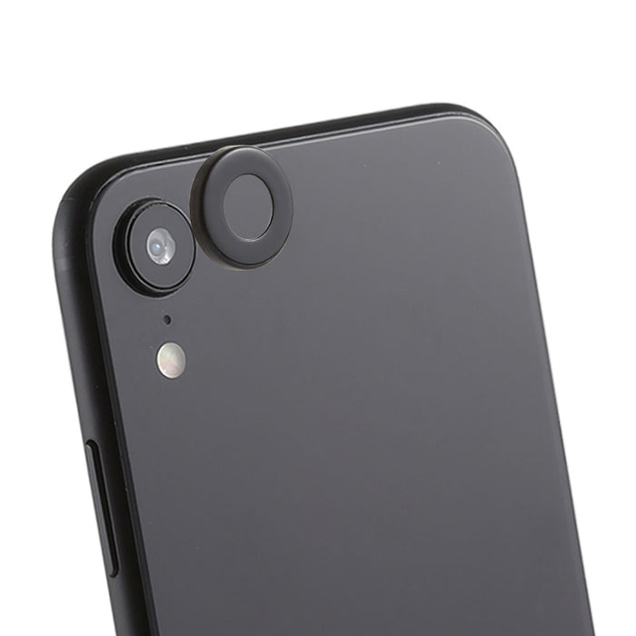 Cubierta del anillo de protección de la lente de la cámara trasera con pin de expulsión para iPhone XR