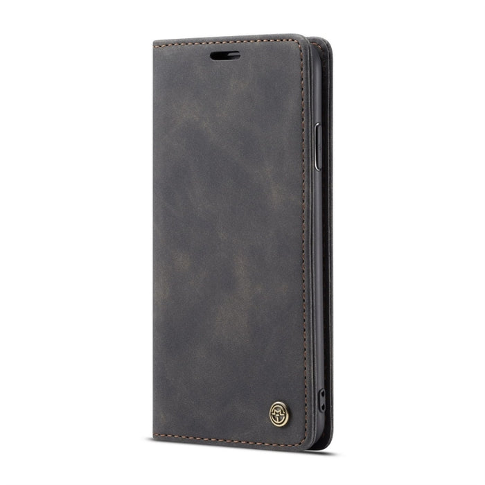 Para iPhone XR CaseMe-013 Funda de cuero con tapa horizontal esmerilada retro multifuncional con ranura para tarjeta, soporte y billetera