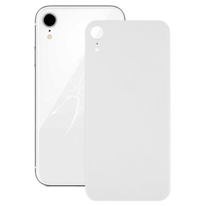 Cubierta trasera de batería de cristal con orificio grande para cámara de fácil reemplazo con adhesivo para iPhone XR, For iPhone XR (No Disassemble), For iPhone XR (Not Disassemble), For iPhone XR (Easy Replacement)