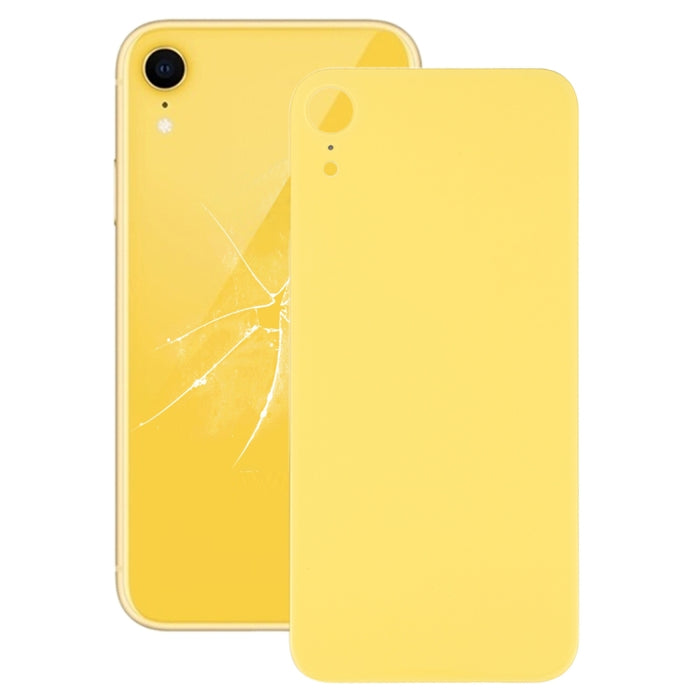 Cubierta trasera de batería de cristal con orificio grande para cámara de fácil reemplazo con adhesivo para iPhone XR, For iPhone XR (No Disassemble), For iPhone XR (Not Disassemble), For iPhone XR (Easy Replacement)