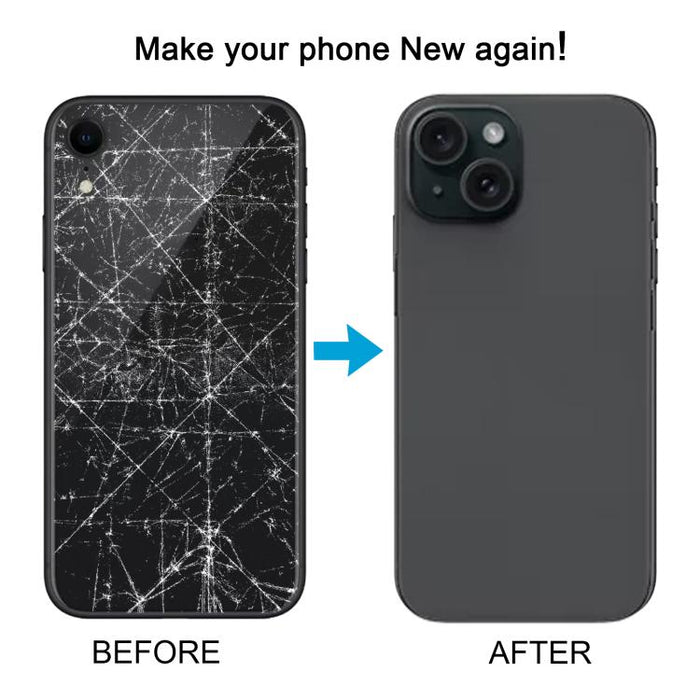 Contraportada con apariencia imitación de iP15 Pro para iPhone XR, For iPXR to iP15 Pro