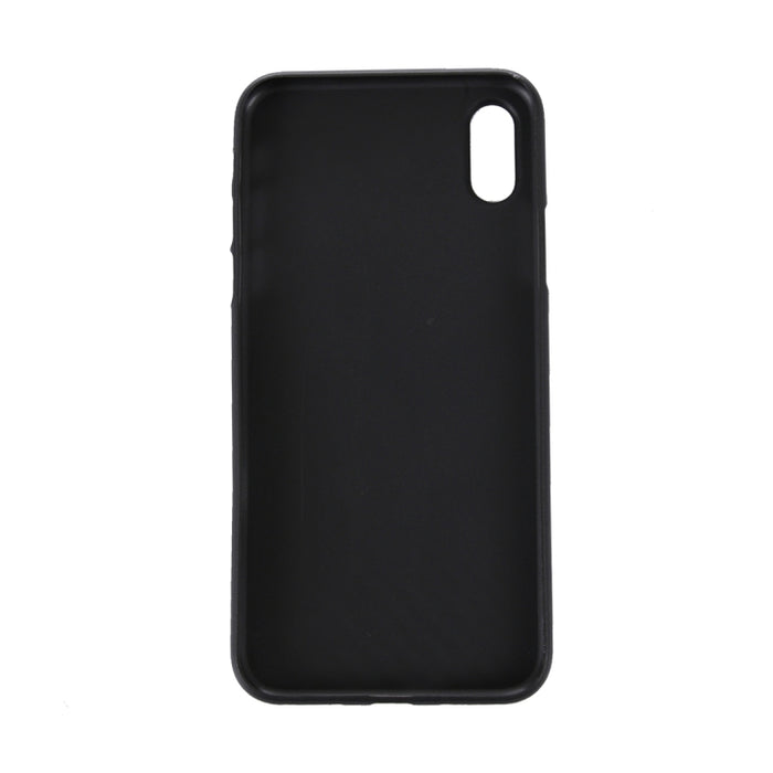 Para iPhone XR Funda protectora ultrafina de fibra de carbono PP