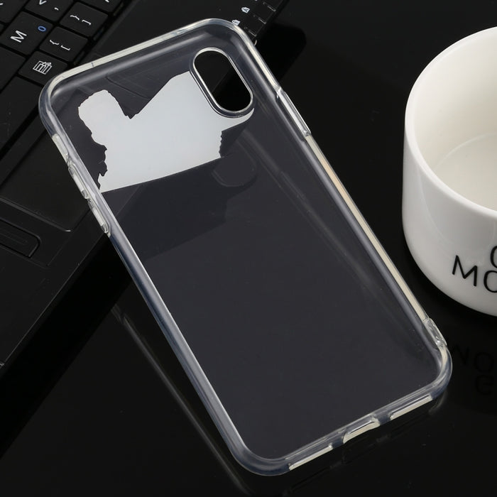 Para iPhone XR Creative 1,5 mm TPU Funda protectora transparente