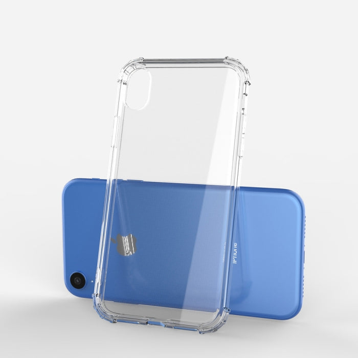 Para iPhone XR Funda blanda de TPU transparente a prueba de golpes
