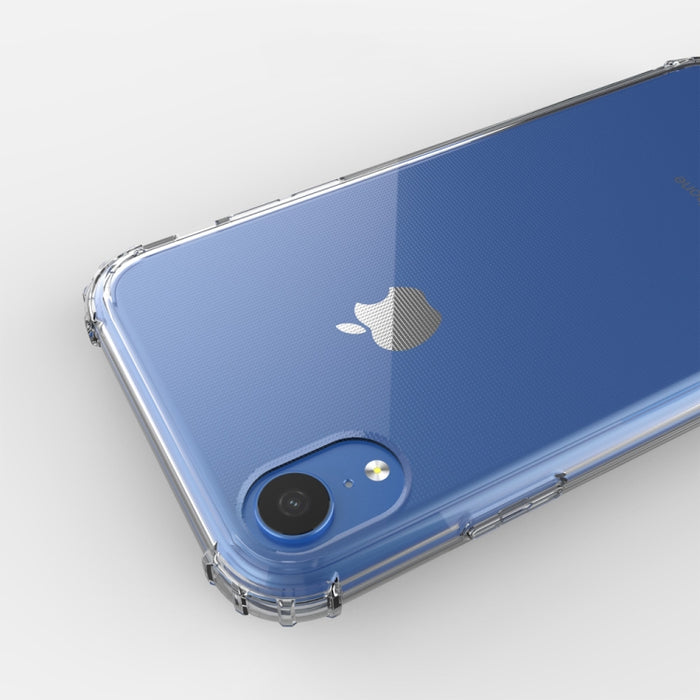 Para iPhone XR Funda blanda de TPU transparente a prueba de golpes