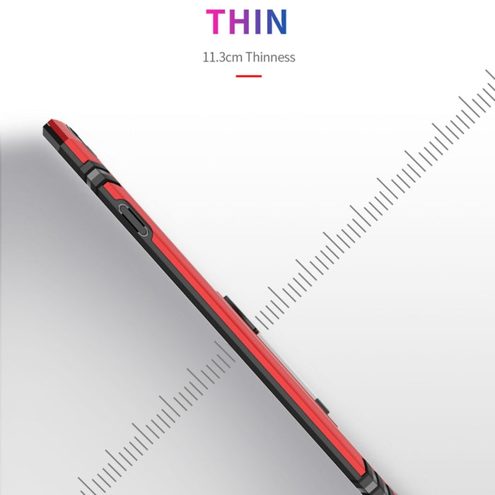 Para iPhone XR Armor Funda protectora de TPU + PC a prueba de golpes con soporte de rotación de 360 grados