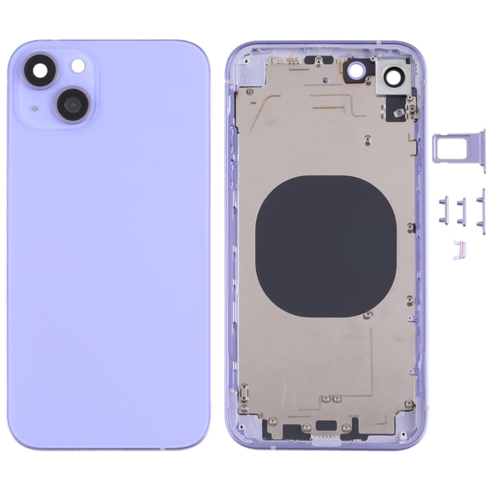 Carcasa Trasera con Apariencia Imitación de iP13 para iPhone XR, For iPXR to i13(Black), For iPXR to i13(Blue), For iPXR to i13(Purple), For iPXR to i13(Pink), For iPXR to i13(Red), For iPXR to i13(Green), For iPXR to i13(White)