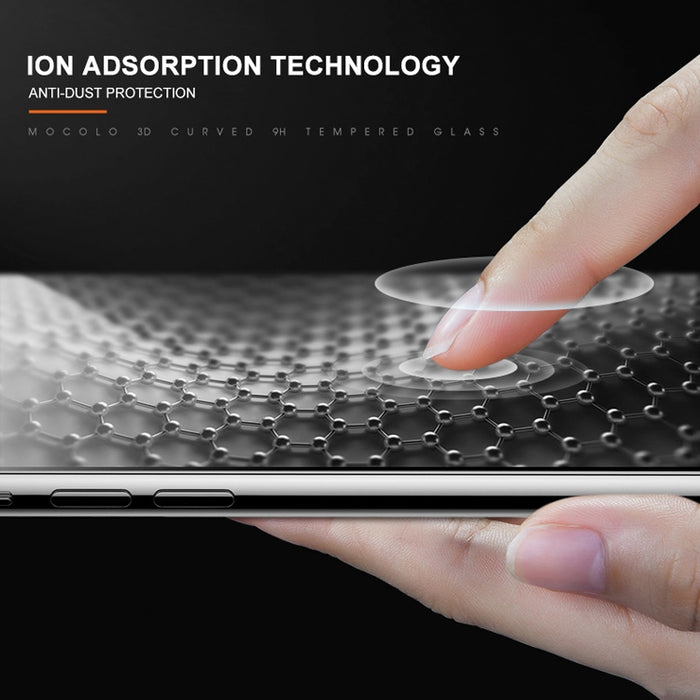 Para iPhone 11 / XR mocolo 0.33mm 9H 3D Película de vidrio templado antideslumbrante de privacidad con borde redondo