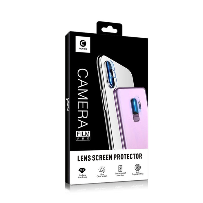 Para iPhone XR mocolo 0.15mm 9H 2.5D Lente de cámara trasera de borde redondo Película de vidrio templado