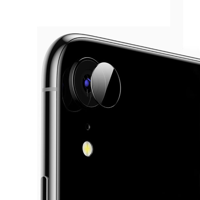 Para iPhone XR mocolo 0.15mm 9H 2.5D Lente de cámara trasera de borde redondo Película de vidrio templado