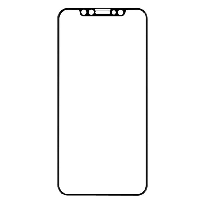 Para iPhone 11 Pro / XS / X 0,1 mm 9H Película de vidrio templado de fibra flexible de pantalla completa