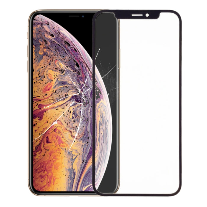 Lente de cristal exterior de pantalla frontal para iPhone XS, For iPhone XS