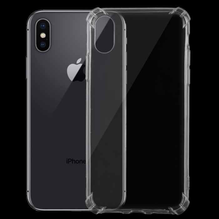Para iPhone X Funda protectora suave de TPU transparente ultrafina
