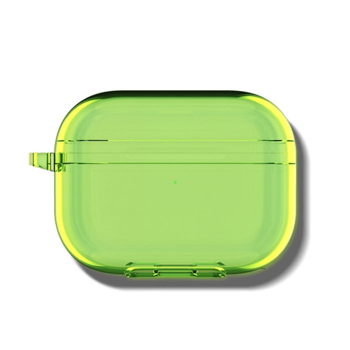 Para Airpodspro3 Funda protectora para auriculares de color sólido fluorescente simple