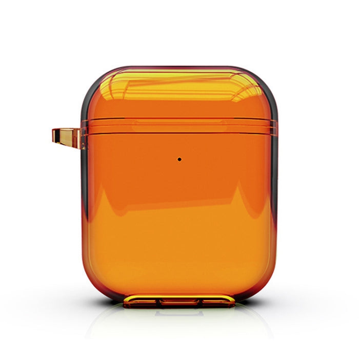 Para Airpods1/2 Funda para auriculares Apple de color sólido fluorescente simple